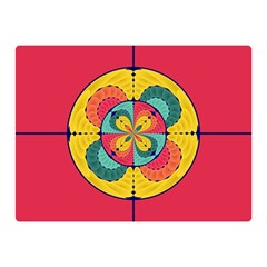 Color Scope Double Sided Flano Blanket (mini)  by linceazul