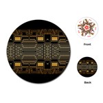Board Digitization Circuits Playing Cards (Round)  Front