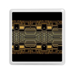 Board Digitization Circuits Memory Card Reader (square)  by Nexatart