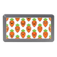 Seamless Background Carrots Emotions Illustration Face Smile Cry Cute Orange Memory Card Reader (mini) by Mariart