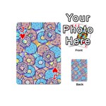 Donuts pattern Playing Cards 54 (Mini)  Front - HeartJ