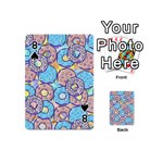 Donuts pattern Playing Cards 54 (Mini)  Front - Spade8