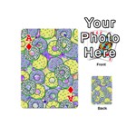 Donuts pattern Playing Cards 54 (Mini)  Front - DiamondA