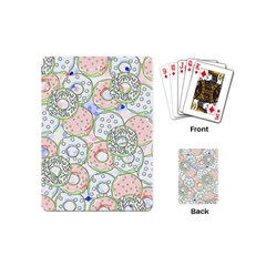 Donuts Pattern Playing Cards (mini)  by ValentinaDesign