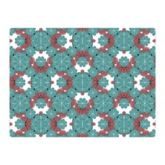 Colorful Geometric Graphic Floral Pattern Double Sided Flano Blanket (mini)  by dflcprints