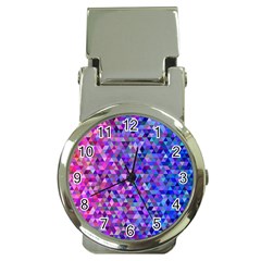 Triangle Tile Mosaic Pattern Money Clip Watches by Nexatart
