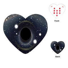Brightest Cluster Galaxies And Supermassive Black Holes Playing Cards (heart)  by Mariart