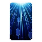 Blue Rays Light Stars Space Memory Card Reader Front