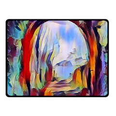 Abstract Tunnel Fleece Blanket (small) by NouveauDesign