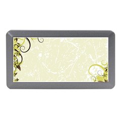 Flower Star Floral Green Camuflage Leaf Frame Memory Card Reader (mini) by Mariart
