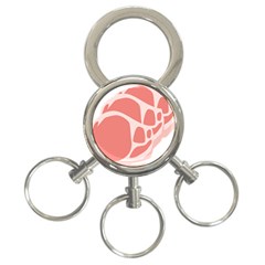 Meat 3-ring Key Chains by Mariart