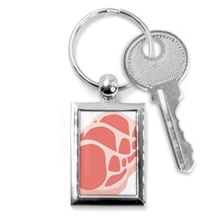 Meat Key Chains (rectangle)  by Mariart