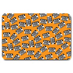 Pattern Halloween Wearing Costume Icreate Large Doormat  by iCreate