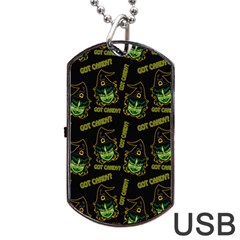 Pattern Halloween Witch Got Candy? Icreate Dog Tag Usb Flash (one Side) by iCreate