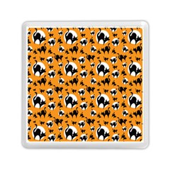 Pattern Halloween Black Cat Hissing Memory Card Reader (square)  by iCreate
