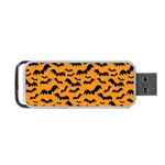 Pattern Halloween Bats  Icreate Portable USB Flash (One Side) Front