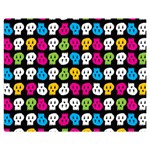 Pattern Painted Skulls Icreate Double Sided Flano Blanket (Medium)  60 x50  Blanket Back