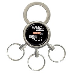 Who Are You 3-ring Key Chains by Valentinaart