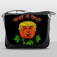 Trump Or Treat  Messenger Bags by Valentinaart