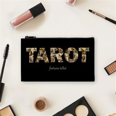 Tarot Fortune Teller Cosmetic Bag (small)  by Valentinaart