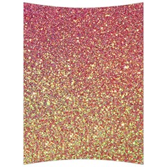 Rose Gold Sparkly Glitter Texture Pattern Back Support Cushion by paulaoliveiradesign