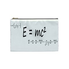 E=mc2 Formula Physics Relativity Cosmetic Bag (medium)  by picsaspassion