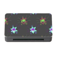 Random Doodle Pattern Star Memory Card Reader With Cf by Mariart