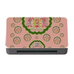 Sankta Lucia With Friends Light And Floral Santa Skulls Memory Card Reader with CF Front