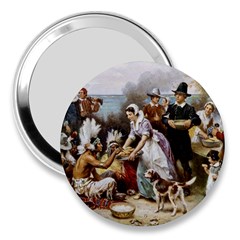 The First Thanksgiving 3  Handbag Mirrors by Valentinaart