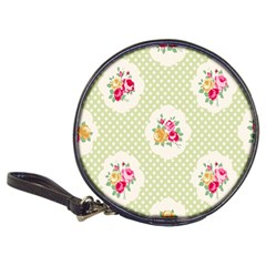 Green Shabby Chic Classic 20-cd Wallets by NouveauDesign