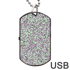 Pattern Dog Tag Usb Flash (two Sides) by gasi