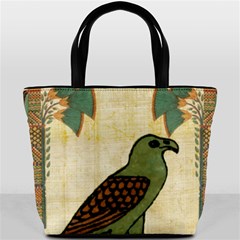 Egyptian Paper Papyrus Bird Bucket Bags by Celenk