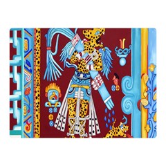 Mexico Puebla Mural Ethnic Aztec Double Sided Flano Blanket (mini)  by Celenk