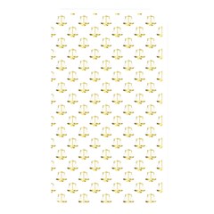 Gold Scales Of Justice On White Repeat Pattern All Over Print Memory Card Reader by PodArtist