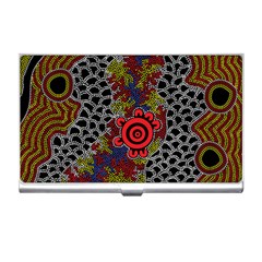 Aboriginal Art - Waterholes Business Card Holders by hogartharts