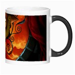 Funny Giraffe With Helmet Morph Mugs Right