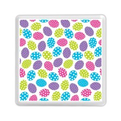 Polka Dot Easter Eggs Memory Card Reader (square)  by allthingseveryone