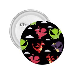 Cute Flying Dragons 2 25  Buttons by Bigfootshirtshop