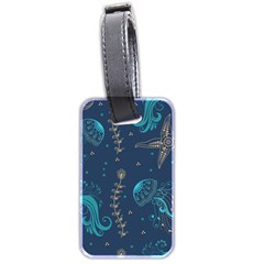 Arabesque Vintage Graphic Nature Luggage Tags (two Sides) by Bigfootshirtshop