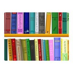 Shelf Books Library Reading Double Sided Flano Blanket (mini)  by Celenk