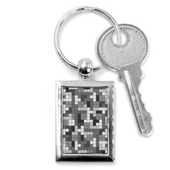 Tetris Camouflage Urban Key Chains (rectangle)  by jumpercat