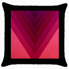 Tri 02 Throw Pillow Case (black) by jumpercat