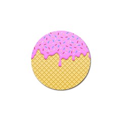 Strawberry Ice Cream Golf Ball Marker by jumpercat
