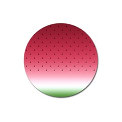 Watermelon Magnet 3  (round) by jumpercat