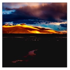 India Sunset Sky Clouds Mountains Large Satin Scarf (square) by BangZart