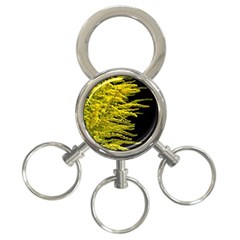 Golden Rod Gold Diamond 3-ring Key Chains by BangZart