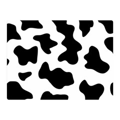Animal Print Black And White Black Double Sided Flano Blanket (mini)  by BangZart