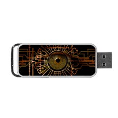 Eye Technology Portable Usb Flash (two Sides) by BangZart