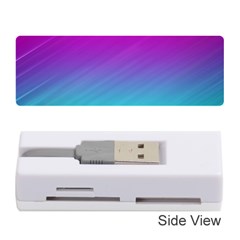 Background Pink Blue Gradient Memory Card Reader (stick)  by BangZart