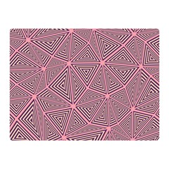 Triangle Background Abstract Double Sided Flano Blanket (mini)  by BangZart